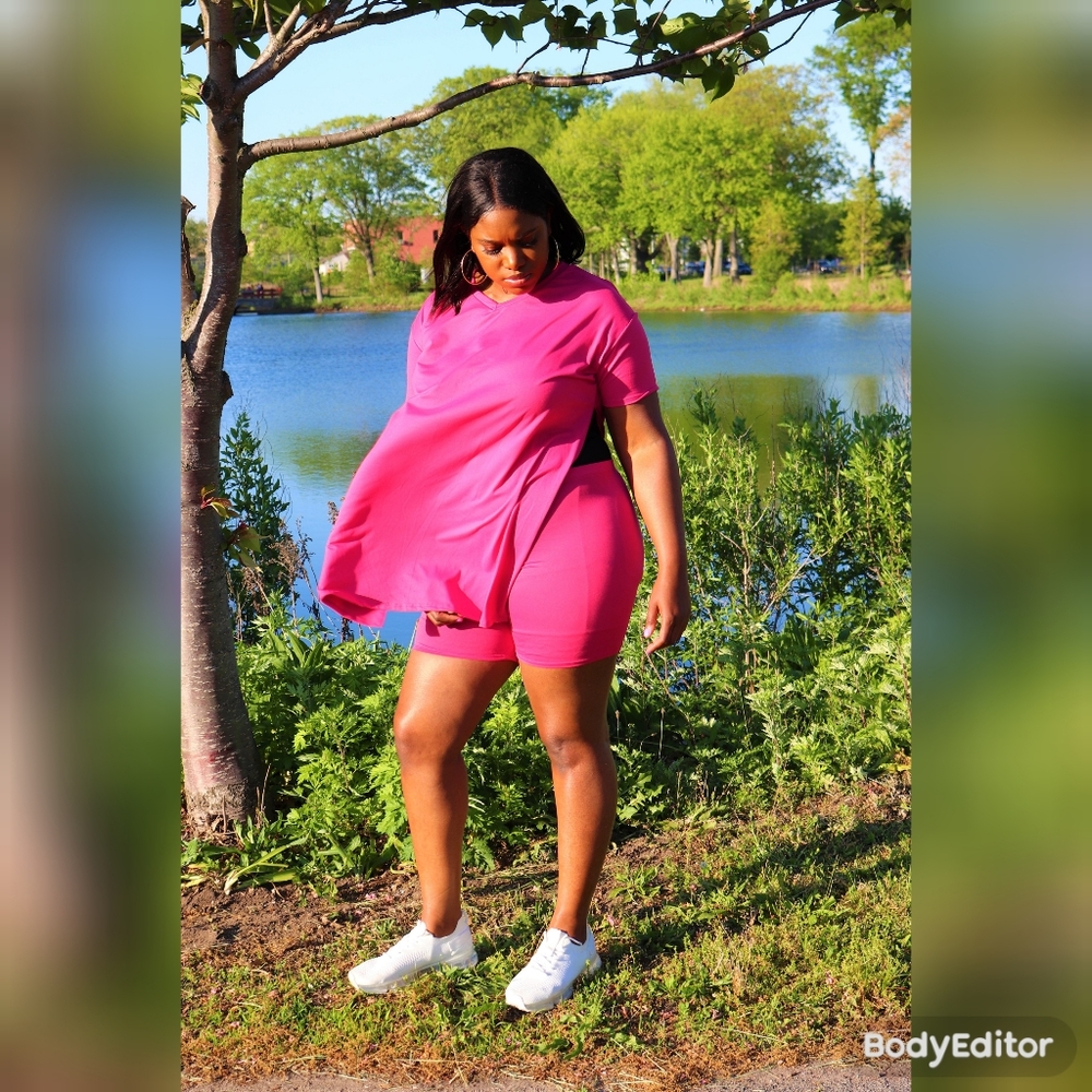2 Piece Basic Oversized Set